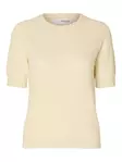 SELECTED FEMME Elinna Lyhythihainen Neulepaita - Neulepaidat, -tunikat, -mekot - 99916092292BIRCH - 6