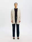 SELECTED WOMEN SLWLULU Perusmallinen Neuletakki Taskuilla - Neuletakit - NOS16085216BIRCH - 1
