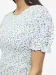 VILA VIGREIS Lyhythihainen Midimekko - Kangasmekot - 25314116033SNOWWH - 4