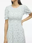 VILA VIGREIS Lyhythihainen Midimekko - Kangasmekot - 25314116033SNOWWH - 3