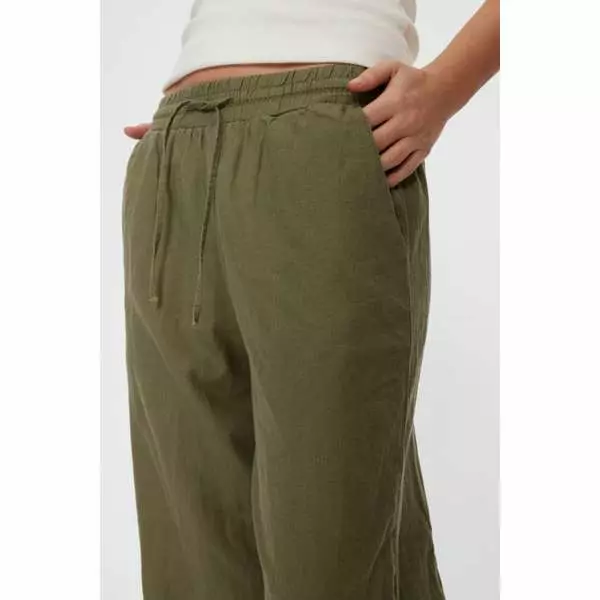 FREE/QUENT Lava Pellavahousut 7/8-lahje - Cropped, 7/8 -lahje - NOS122504DEEPLICH - 1