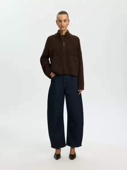 SELECTED WOMEN SLWSIA Vetoketjullinen Neuletakki - Neuletakit - NOS16091220DELICI - 1