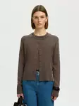 SELECTED WOMEN SLWTHEA Napitettava Merinovillaneuletakki - Neuletakit - NOS16098148DELICI - 3