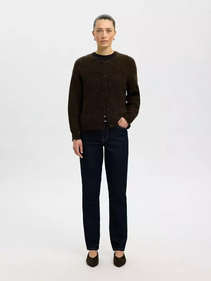 SELECTED FEMME Lulu Napillinen Neuletakki - Neuletakit - NOS16074481DELICI - 1