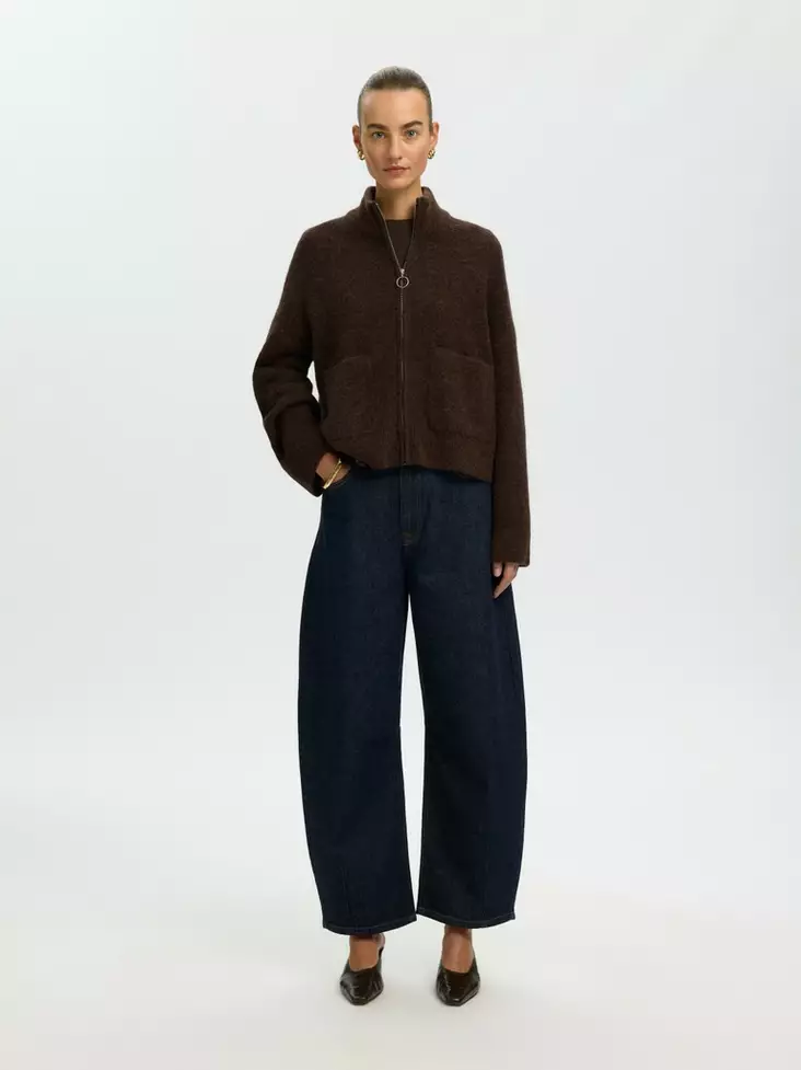 SELECTED WOMEN SLWSIA Vetoketjullinen Neuletakki - Neuletakit - NOS16091220DELICI - 1
