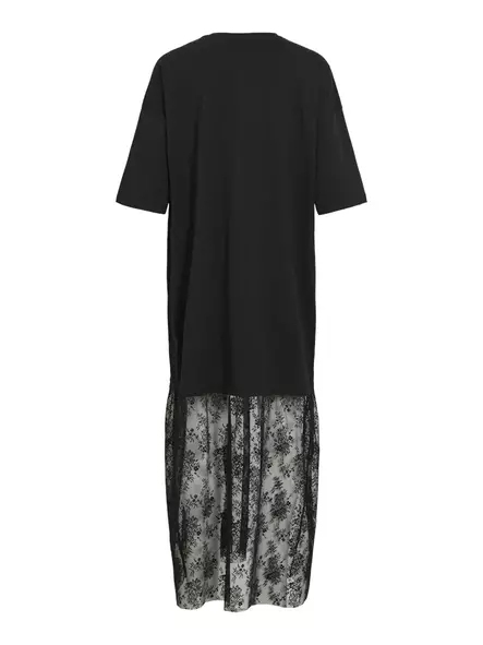 VILA VIKATA Oversize Lace Mekko - Kangasmekot - 26314118272BLACK - 2