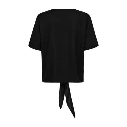 FREE/QUENT Lava Solmittava Pellava Viskoosi Pusero - Kangaspaidat - NOS204238BLACK - 2