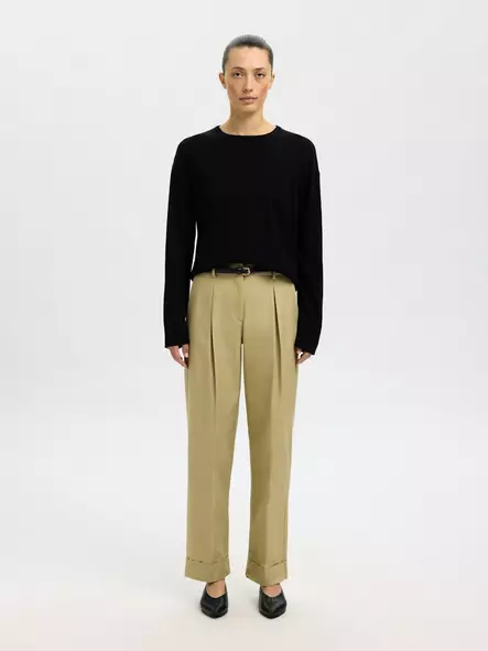 SELECTED FEMME Thea Merinovilla Neulepusero - Neulepaidat, -tunikat, -mekot - NOS16098147BLACK - 2