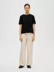 SELECTED FEMME Essential Lyhythihainen T-paita - Trikoopaidat ja Collegepaidat - NOS16087919BLACK - 1