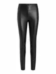 VILA Barb Pinnoitetut Korkeavyötäröiset Leggingsit - Legginsit - NOS14074751BLACK - 5