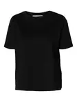SELECTED FEMME Assia Lyhythihainen T-paita - Trikoopaidat ja Collegepaidat - 25316097834BLACK - 6