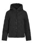 VILA Guila Hupullinen Tikattu Takki - Kevyttakit ja Liivit - 25514111823BLACK - 6