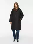 VILA VITATE Hupullinen Pitkä Tikattu Takki - Kevyttakit ja Liivit - NOS14116549BLACK - 1