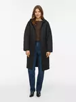 VILA VITATE Hupullinen Pitkä Tikattu Takki - Kevyttakit ja Liivit - NOS14116549BLACK - 5
