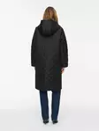 VILA VITATE Hupullinen Pitkä Tikattu Takki - Kevyttakit ja Liivit - NOS14116549BLACK - 2