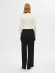 SELECTED FEMME Emma-Tara Leveälahkeiset Housut - Pitkät housut - NOS16094122BLACK - 2