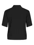 VILA Pricil Lyhythihainen Paita - Kangaspaidat - NOS14102507BLACK - 7