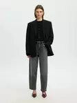 SELECTED WOMEN SLWTHEA Napitettava Merinovillaneuletakki - Neuletakit - NOS16098148BLACK - 5