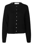 SELECTED WOMEN SLWTHEA Napitettava Merinovillaneuletakki - Neuletakit - NOS16098148BLACK - 7