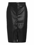 VILA VIDagmar Pinnoitettu Midihame - Lyhyet hameet - NOS14105132BLACK - 5