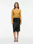 VILA VIDagmar Pinnoitettu Midihame - Lyhyet hameet - NOS14105132BLACK - 1