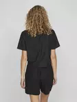 VILA VIPRISILLA Edestä Solmittava Paita - Kangaspaidat - 25214096244BLACK - 2