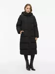 VILA VISTARI Pitkä Hupullinen Untuvatakki - Untuvatakit - NOS14105362BLACK - 1