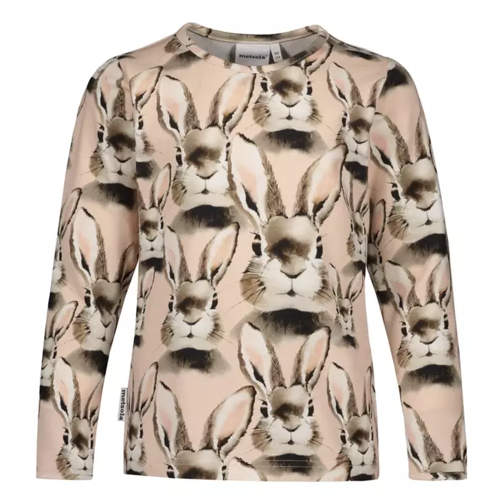Metsola Bunny Pitkähihainen Paita - Paidat - NOSSHIRTBUNNYPINK - 1