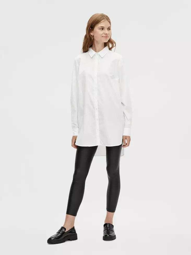 PIECES Shiny Korkeavyötäröinen Leggings - Legginsit - NOS17118562BLACK - 1