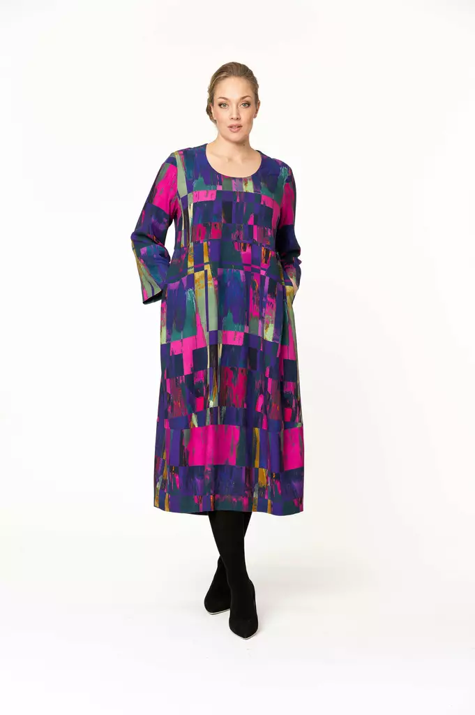 Aino Malina Dark Viskoosimekko - Kangasmekot - 243MALINADARK - 1