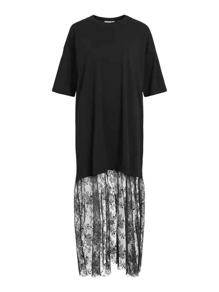 VILA VIKATA Oversize Lace Mekko - Kangasmekot - 26314118272BLACK - 1
