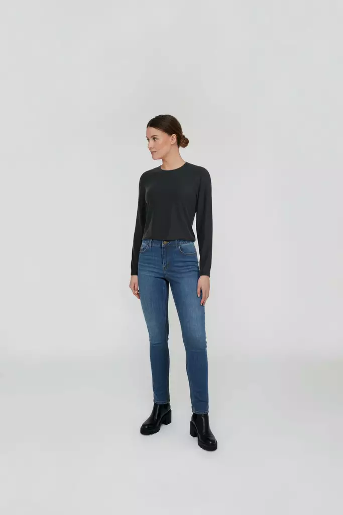 VILA Alexia Perusmallinen Pitkähihainen Paita - Trikoopaidat ja Collegepaidat - NOS14095694BLACK - 1