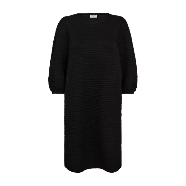 FREE/QUENT Bubble Kohokuviollinen Jerseymekko - Trikoomekot ja Collegemekot - 234201091BLACK - 1