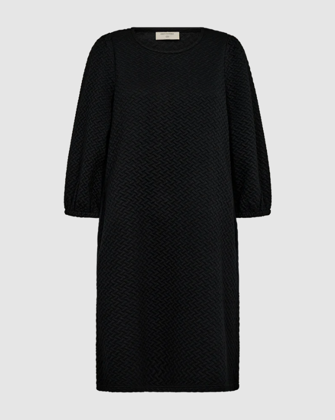 FREE/QUENT Bubble Kohokuviollinen Jerseymekko - Trikoomekot ja Collegemekot - 244205041BLACK - 1