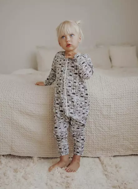 Metsola Bunny Nightsuit - Yöasut ja Pyjamat - 266NIGHTSUITMOONL - 2