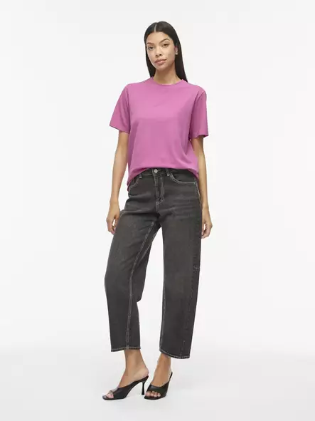 VILA VINORA Pyöreäpäänteinen T-paita - Trikoopaidat ja Collegepaidat - NOS14103448FIJIFL - 2