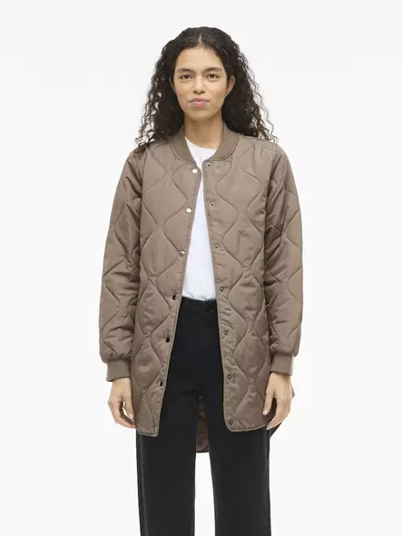 VILA VITATE Tikattu Takki - Kevyttakit ja Liivit - NOS14112046FOSSIL - 1