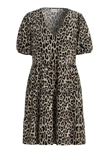 VILA VIPRISILLA Lyhythihainen Lyhyt Mekko - Kangasmekot - 26314116921BIRCHL - 1