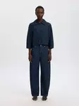 SELECTED WOMEN SLWHANNA Rento Farkkutakki 3/4-hihoilla - Farkkutakit - 26316101407DARKBL - 1