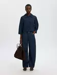 SELECTED WOMEN SLWHANNA Rento Farkkutakki 3/4-hihoilla - Farkkutakit - 26316101407DARKBL - 5