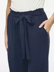 VILA VIJOSA Korkeavyötäröiset Culottes Housut - Cropped, 7/8 -lahje - NOS14100306NAVYBL - 4