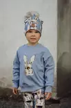 Metsola Bunny Frosty Pink Oversize Sweater Collegepaita - Paidat - 265SWEATERBUNNYBL - 2