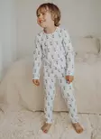 Metsola Bunny Stripes Pyjama - Yöasut ja Pyjamat - 266PYJAMBUNSTRIBL - 2