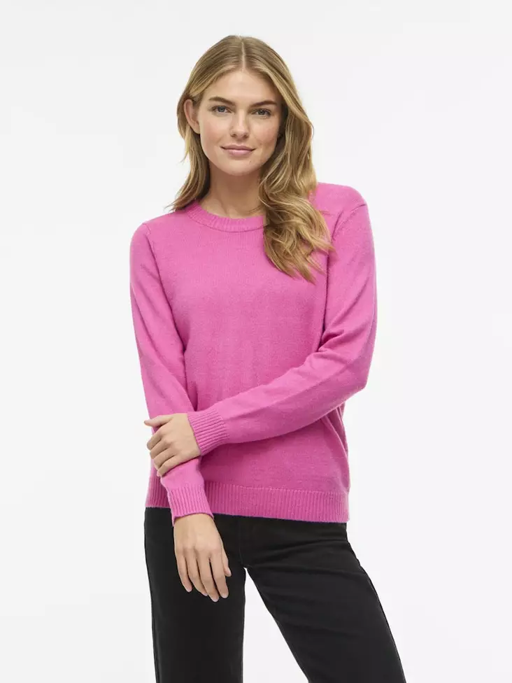 VILA VIRIL Pyöreäpäänteinen Neulepaita - Neulepaidat, -tunikat, -mekot - NOS14054177FIJIFL - 1