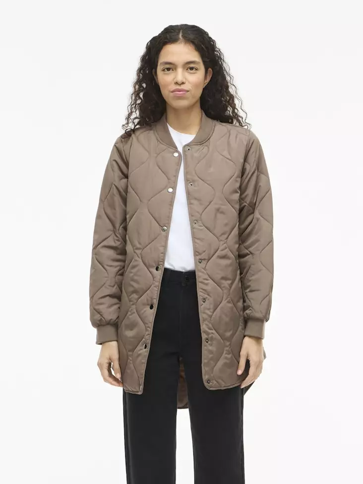 VILA VITATE Tikattu Takki - Kevyttakit ja Liivit - NOS14112046FOSSIL - 1