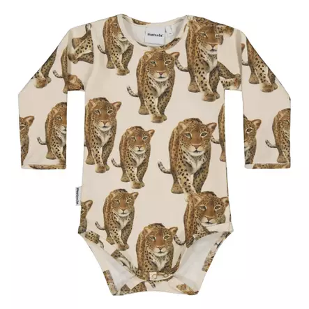 Metsola Leopard Pitkähihainen Body - Bodyt - 262BODYLSLEOPARDM - 1