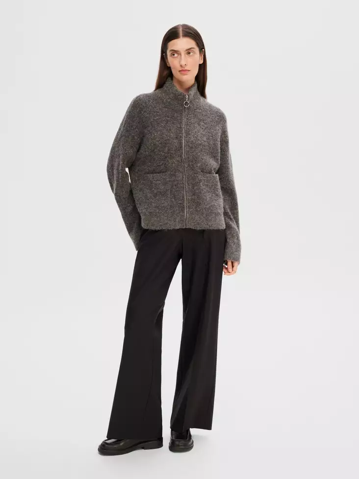 SELECTED FEMME Sia Vetoketjullinen Neuletakki - Neuletakit - NOS16091220MEDIUM - 1