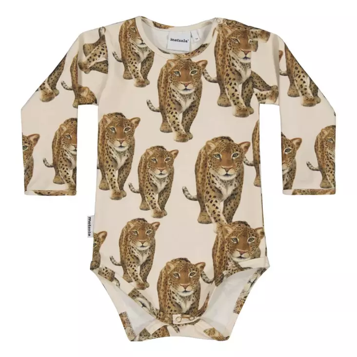Metsola Leopard Pitkähihainen Body - Bodyt - 262BODYLSLEOPARDM - 1