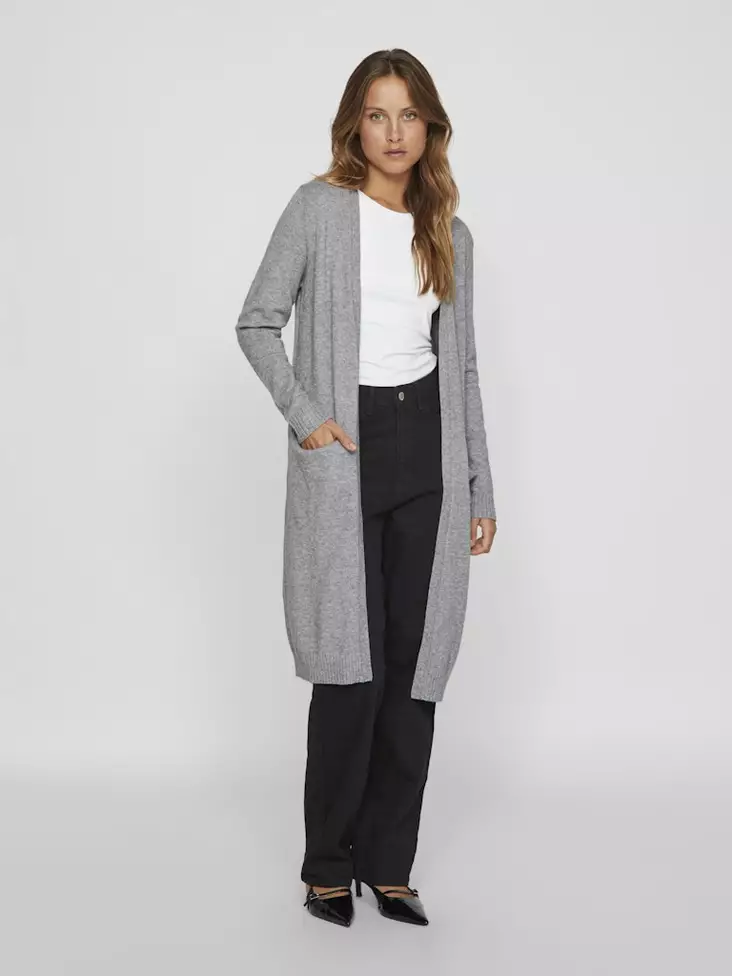 VILA VIRIL Pitkä Perusmallinen Neuletakki - Neuletakit - NOS14042770MEDIUM - 1