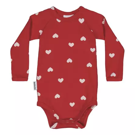 Metsola Heart Song Rib Body Pitkähihainen - Bodyt - 259BODYLSHEARTSON - 1